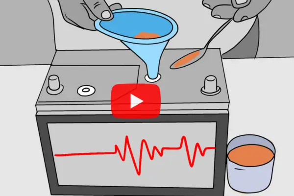 Prostate enlargement treatment illustration